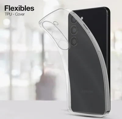 Produktbild von Slim Cover für Samsung Galaxy S23 Hülle Transparent Flexibel Elastisch Backcover Schutzhülle Handyhülle