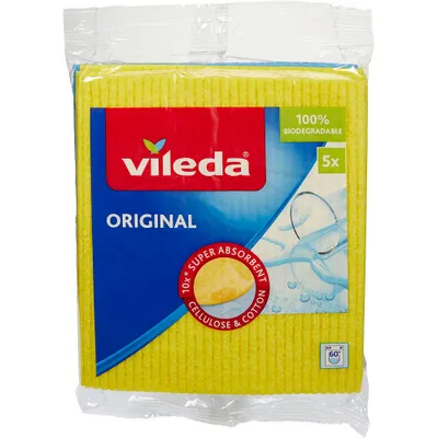 Zdjęcie produktu dla ściereczki gąbczaste vileda ORIGINAL, 5 ściereczek