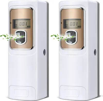 Produktbild von 2er-Set Aroma Diffuser, Diffusor LCD, Zeitsteuerung, 40–60m², leise & energiesparend