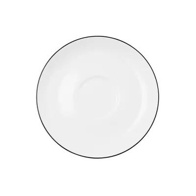 Image de Seltmann Weiden Teeuntertasse 13 cm Lido Black Line 001.741627