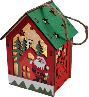 Produktbild von Holz Laterne LED Klein Weihnachten Adventslaterne Rorate Licht Deko Kinder Laternenumzug 11cm