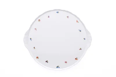 Obrázek produktu pro Talíř na dort, český porcelán, Verona, 33 cm, házenka, G. Benedikt