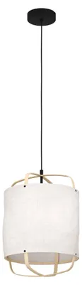 Image de Eglo 43874 SURFLEET E27 Lampe à suspendre Ø330mm Noir Naturel