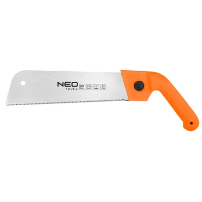 Produktbild von NEO TOOLS Japansäge klappbar, japanische Säge Feinschnittsäge 250-275 mm mit flexibles Blatt, schmale Klinge, für Heimwerker & Gewerbe, Feinsäge für Holz - Zugsäge Holzsäge (275 mm Blattlänge)