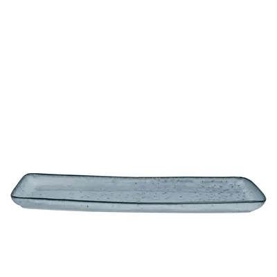 Produktbild von Broste copenhagen Platte Nordic Sea, Keramik Graublau, 12,5 cm