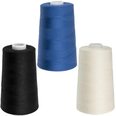Produktbild von Set mit 3 Polyester-Garnen für kreative Projekte