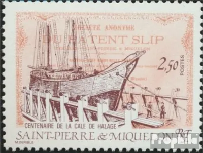 Produktbild von Briefmarken St. Pierre und Miquelon 1987 Mi 547 (kompl.Ausg.) postfrisch Pantent für Slipanlangen