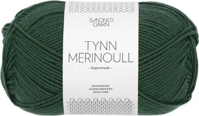 Produktbild von Sandnes Tynn Merinoull 50g 8581 dyp skoggrønn