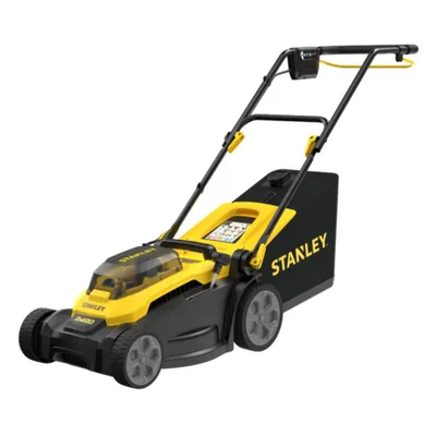 Obrázek produktu pro Akumulátorová sekačka Stanley 37 cm, 18 V, včetně 2 akumulátorů 4,0 Ah + nabíječka