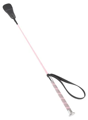 Imagen del producto de Lazo de equitación de 68 cm - Mango antideslizante - Fabricado en fibra de policarbonato resistente - Punta de cuero - Agarre firme - Diseño atractivo - Lazo de equitación