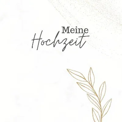 Produktbild von Meine Hochzeit- Hochzeitsgästebuch Premium Hardcover 78 Seiten