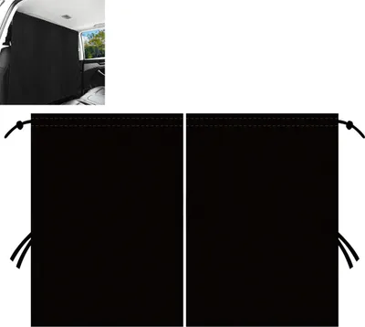 Produktbild von Autosonnenschutz Vorhänge, abnehmbarer UV-Schutz 140x80cm für Front und Heck