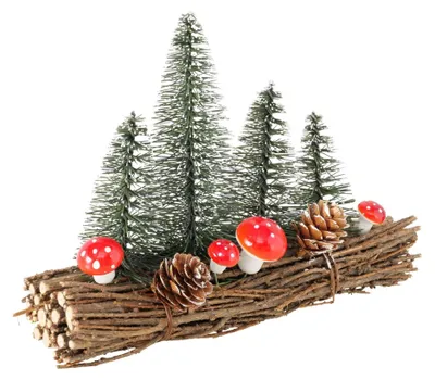 Produktbild von Boltze Home Weihnachtsszene mit Weihnachtsbäumen h17cm