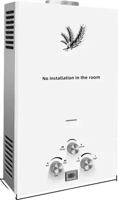 Imagen del producto de Calentador de agua, calentador instantáneo, alta eficiencia, 10 litros, 20 kW, color blanco