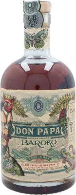 Obrázek produktu pro Don Papa Baroko Rum tmavé jemné ovocné chuti 40 obj.