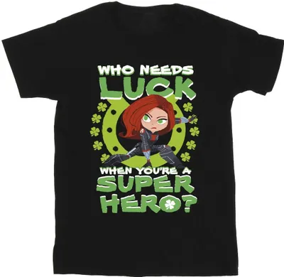 Produktbild von Marvel - "St Patrick's Day Luck" T-Shirt für Herren BI38211 (XXL) (Schwarz)