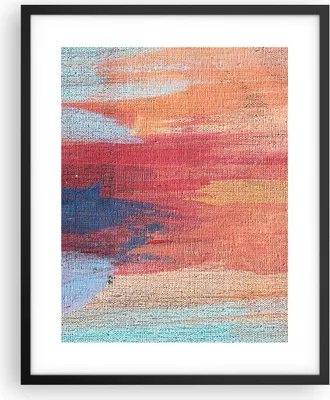 Produktbild von Gerahmtes Poster - Schwarzer Rahmen - Die Farben Farben Abstraktion - 40x50 cm - Wand Bild - Wanddeko - Wandbilder - Kunstposter - Wandposter - Bilderrahmen - Bilder - Kunstdruck - P2BPA40x50-5069