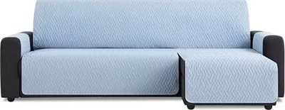 Produktbild von Bestcovers Teflon Wasserdichtes Sesselüberwürf Sesselschoner Schonbezug Sofabezug (Blau, 200cm Right)