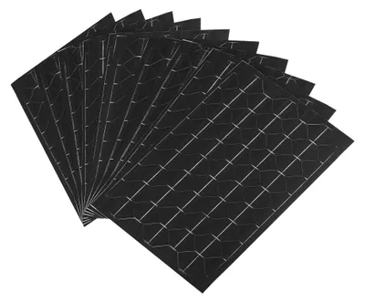Fotoecken-Sticker 1020 Stück, schwarz, selbstklebend, 10 Blatt