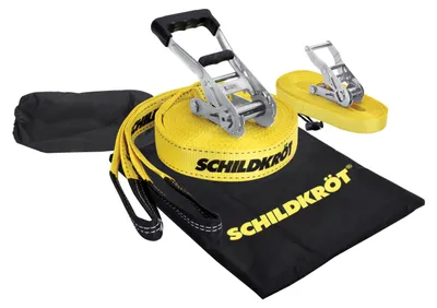 Image de SCHILDKRÖT 970701 SCHILDKRÖT Slackline, longueur : 15 m, jaune