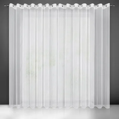 Obrázek produktu pro Eurofirany 400814, Sheer, Bílá, Jednobarevný, Polyester, Prsten, 50 g/m²