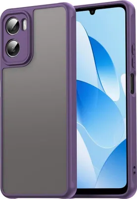 Image de Étui pour Motorola Moto G06/G06 Power - Coque arrière Phonesta AirFrost Semi-Transparent - Violet mat