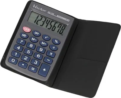 Immagine prodotto di Vector KAV VC-110III pocket calculator  8 digits  58 x 88 mm  grey