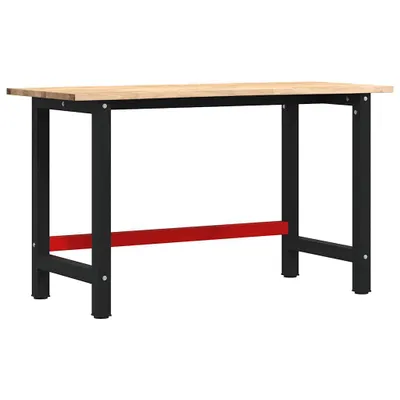 Immagine prodotto di Banco Lavoro 140x60x81,5 cm Legno Massello Rovere