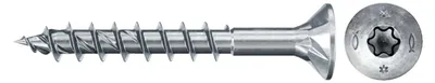 Obrázek produktu pro Fischer 670271, Šroub, Kov, Dřevo, Obecné, Částečný závit, S plochou hlavou