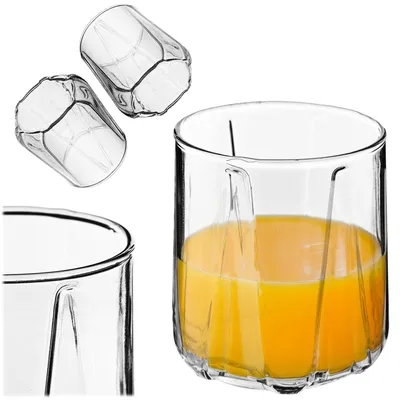 Trinkgläser 360 ml, 2 Stück, Wassergläser aus Glas, Cocktailgläser