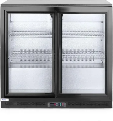 Produktbild von Hendi 233917, Kühlschrank für hinter der Bar, Freistehend, Aluminium, Chrom, Chrom, CE, RoHS, 197 l