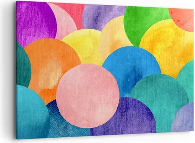 Produktbild von Bild auf Leinwand - Leinwandbild - Abstraktion modern - 100x70cm - Wand Bild - Wanddeko - Leinwanddruck - Bilder - Kunstdruck - Wanddekoration - Leinwand bilder - Wandkunst - AA100x70-3794
