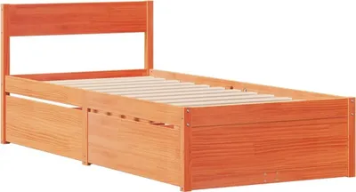 Obrázek produktu pro Postel bez matrace voskově hnědá 90 x 190 cm masivní borovice