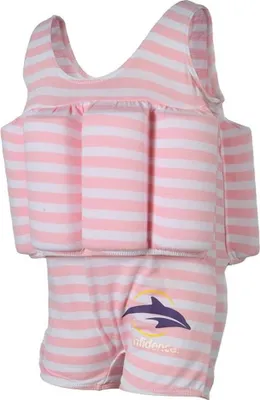 Produktbild von Konfidence Badeanzug integrierter Auftrieb rosa/weiß 2 - 3 Jahre