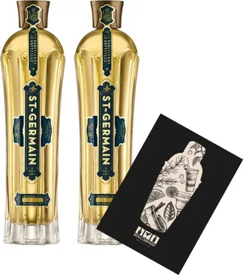 Produktbild von St Germain 2er Set Elderflower Holunderblütenlikör 2x 0,7l (20% VOL)- [Enthält Sulfite]