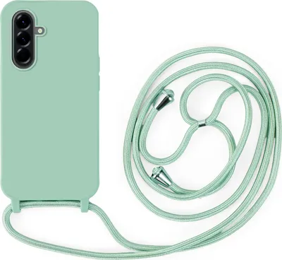 Produktbild von Handykette für Samsung Hanyhülle mit Band Hülle mit Kodel Smartphone Halskette Galaxy A56 in Mintgrün