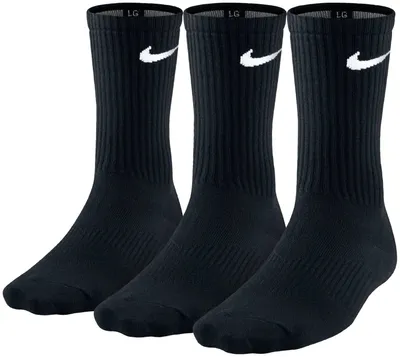 Produktbild von Nike LIGHTWEIGHT CREW (3 PAAR) SCHWARZ S