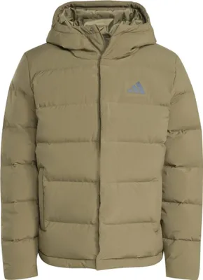 Produktbild von Adidas JX0580 Daunenjacke wasserabweisend mit Kapuze und hohem Stehkragen