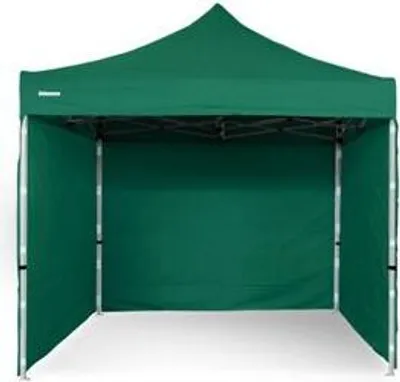 Produktbild von Faltpavillon 4x4m ALU Premium Vollseiten - Grün