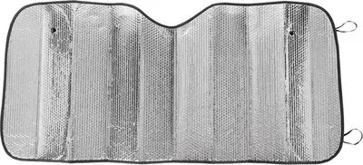 Produktbild von Windschutzscheibenabdeckung Auto 60x130 cm, mit Saugnäpfen, innen, Alu