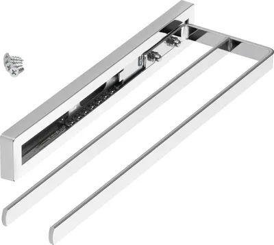Produktbild von SOTECH Handtuchauszug STYLE 2-armig Chrom poliert 325 mm Auszugsweg 145 mm