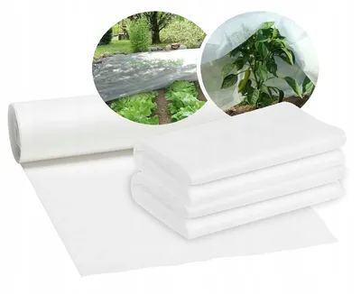 Produktbild von Gartenvlies Schutzvlies 3,2 x 100m Pflanzvlies zur Abdeckung von Gemüsebeeten weiß ca. 17 g/m²