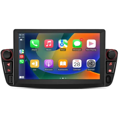 Produktbild von 7'' Android 15 Autoradio Carplay Andriod Auto Für Toyota Aygo Peugeot 107 Citroen C1  GPS Navi WIFi Bluetooth FM RDS SWC 2+64GB DSP DAB+