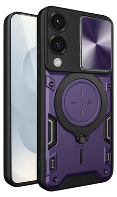 Produktbild von Techsuit CamGuard Pro Hülle für Samsung Galaxy S25 Edge – lila