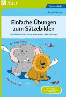 Obrázek produktu pro Einfache Übungen zum Sätzebilden