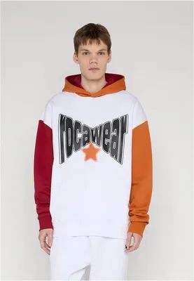 Obrázek produktu pro Pánská mikina Rocawear COLORED Hoody brightwhite/reddahlia/hawaiiansunset - 3XL