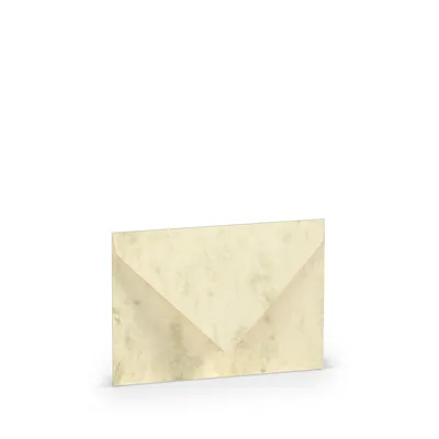 Image de Enveloppes Paperado DIN C7 m. SF Chamois Marbré 5 pièces