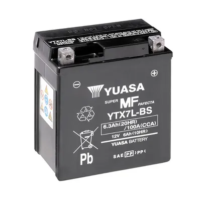 Image de Batterie YUASA YTX7L-BS 6 AH MF