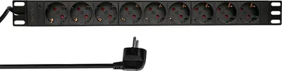 Image de Logilink Steckdosenleiste 19" 9fach ohne An/Aus Schalter