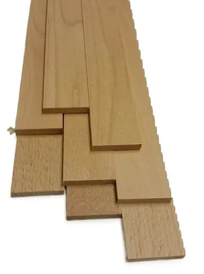 Zdjęcie produktu dla 10 listew bukowych, długość 500 mm, szerokość 44 mm, grubość 8 mm, struganych z czterech stron